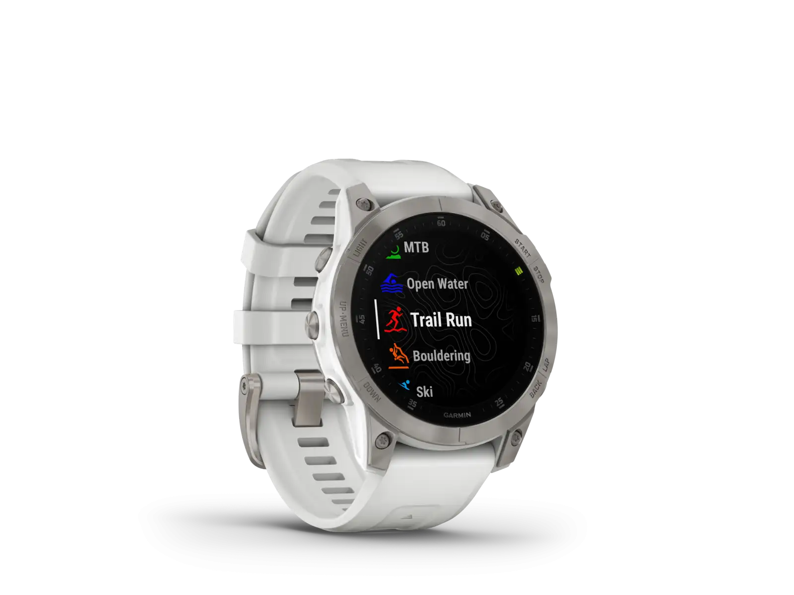 Garmin Epix Generation 2 Sapphire Edition Smartwatch Titanium/Weiß