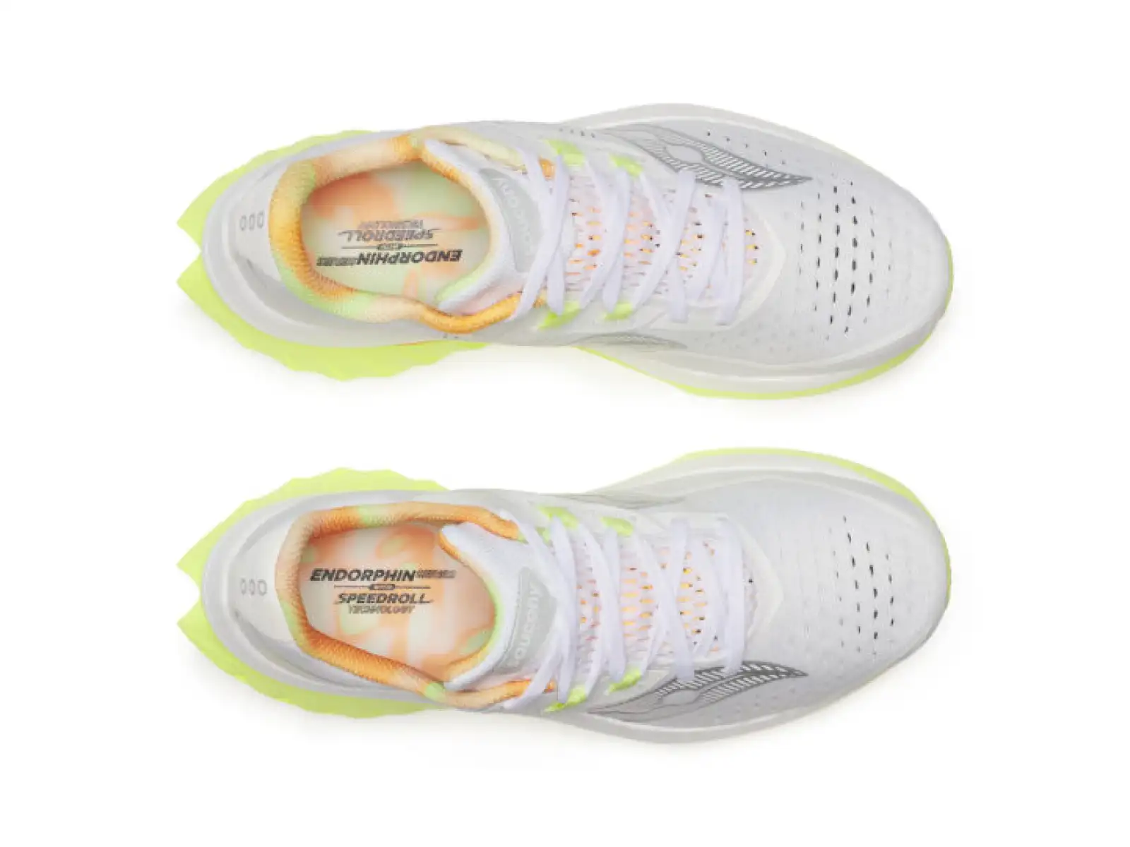 Saucony Endorphin Speed 4 Damen-Laufschuhe White/Sunny