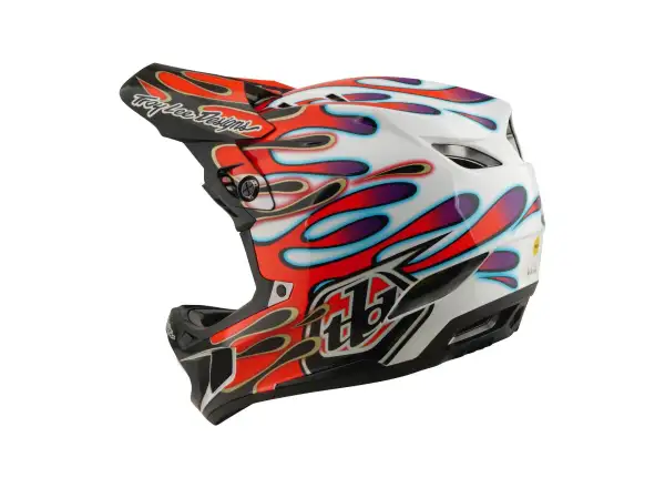 Troy Lee Desing D4 Composite Mips Helm White/Red