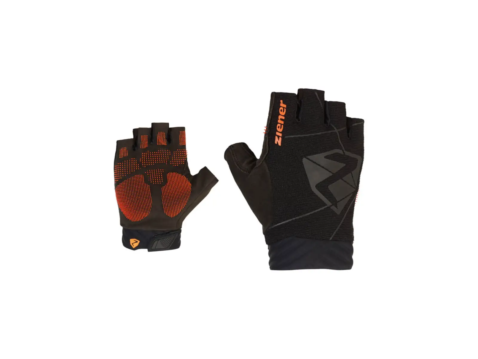 Ziener Cecko Herren-Fahrradhandschuhe schwarz
