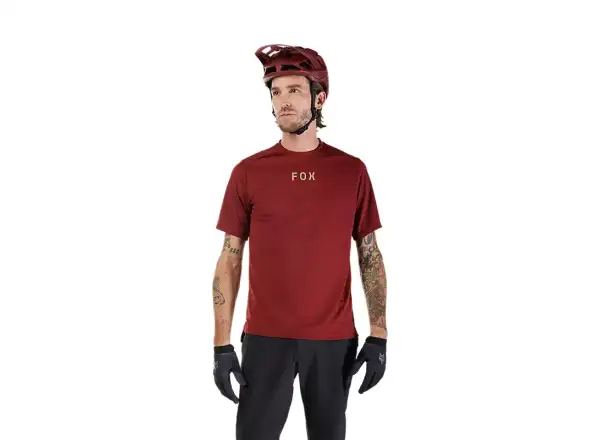Fox Ranger Wordmark Herren-Trikot Kurzarm Rust Brown