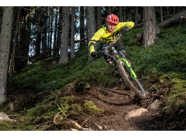 Silvini Cortino Herrentrikot Langarm Neon/Schwarz.