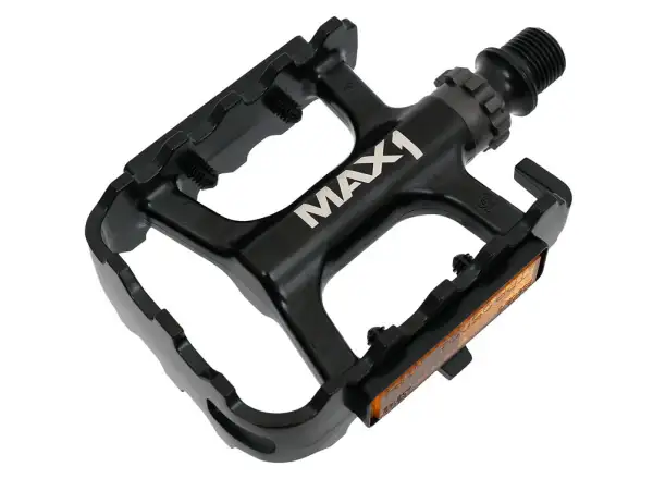 MAX1 Race Lagerpedale Aluminium schwarz