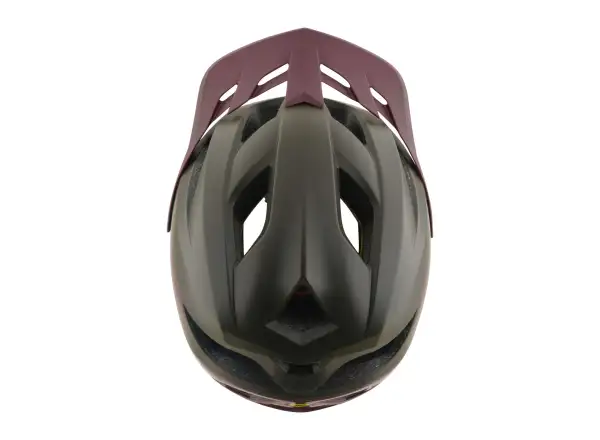 Troy Lee Designs Flowline MIPS Helm Point Caper/Prune