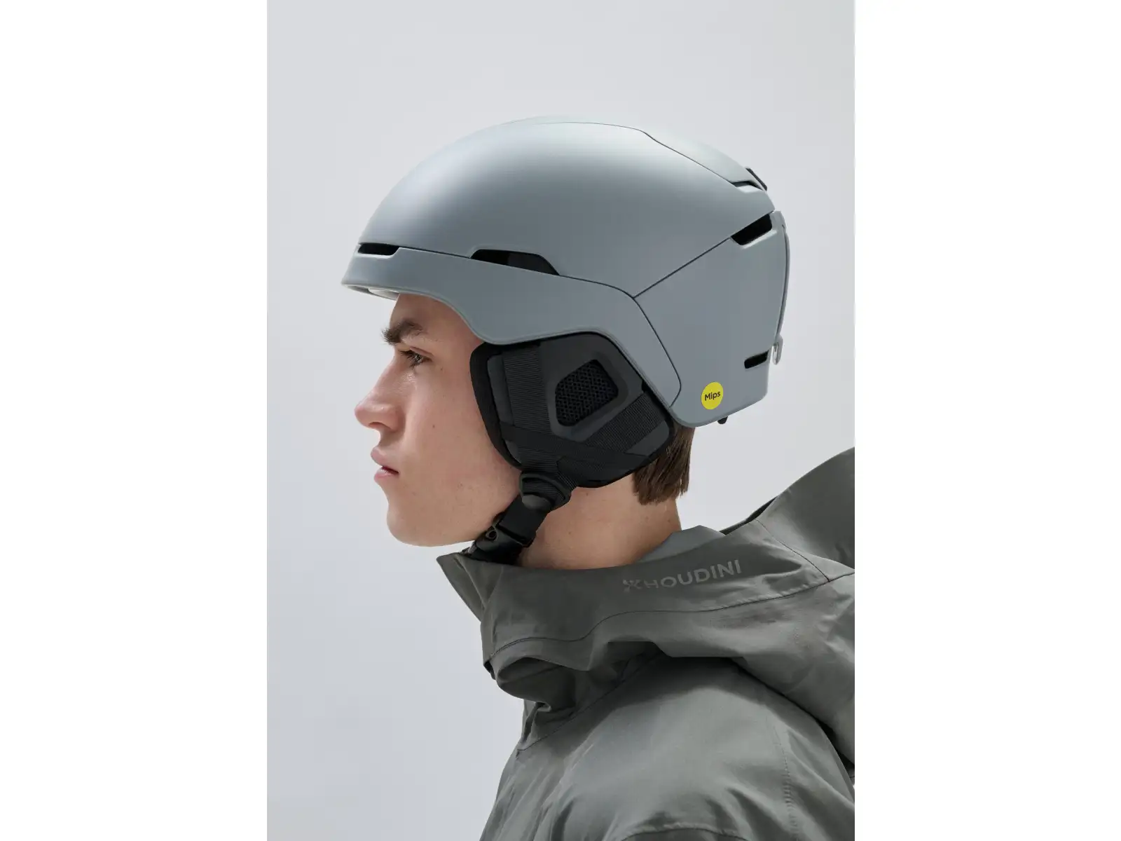 POC Obex MIPS Skihelm Granite Grey Matt