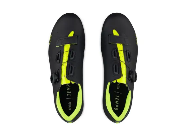 Fizik Overcurve R5 Rennrad Herrenschuhe Schwarz/Gelb Fluo