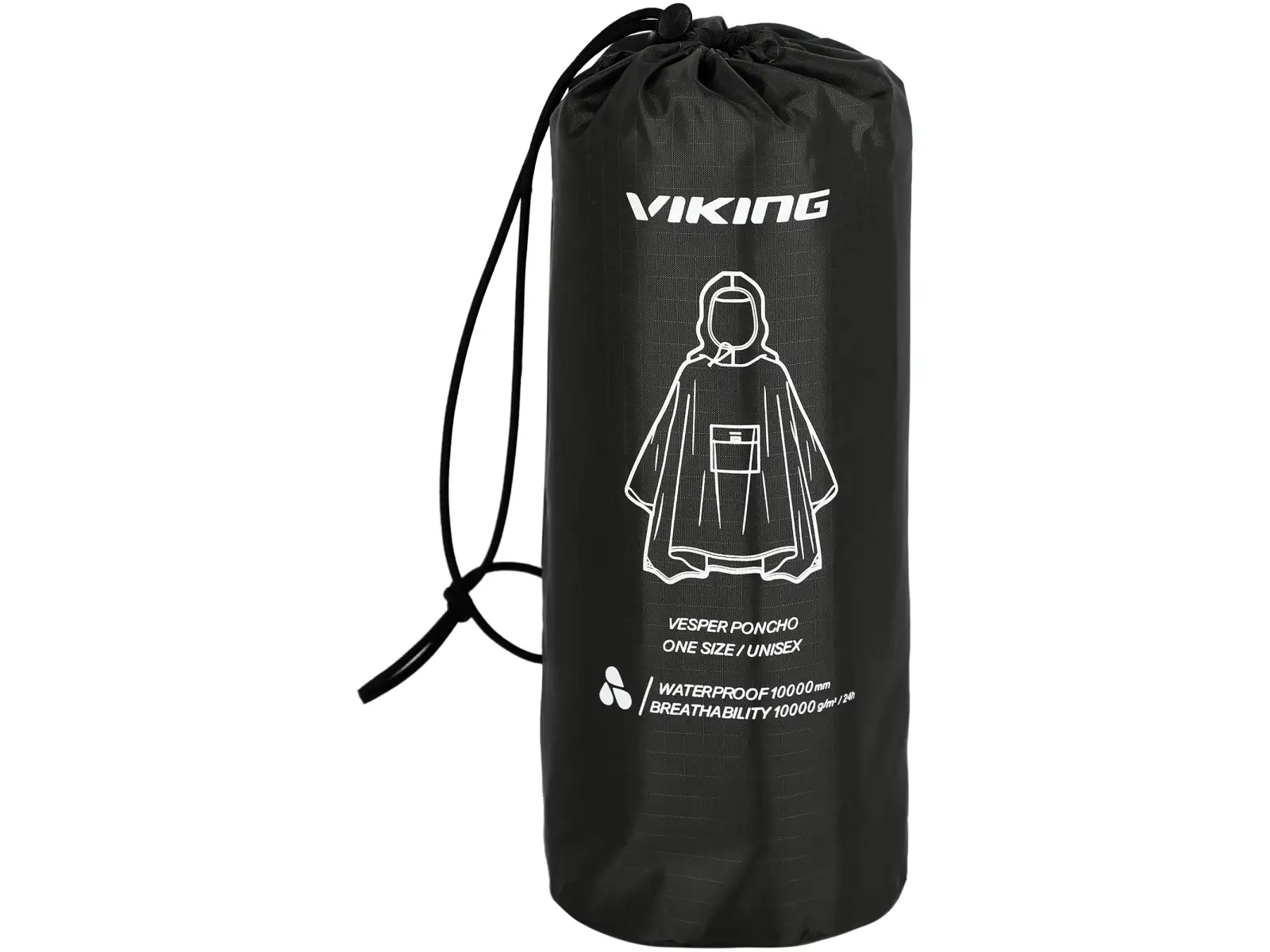 Viking Vesper Poncho Black