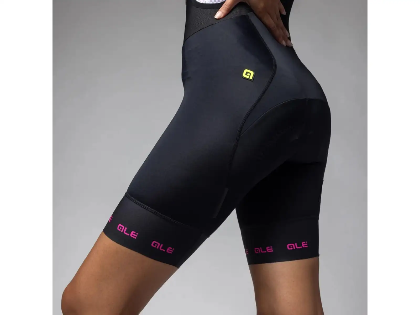 Alé PR-E Strada 2.0 Damen Trägershorts mit Einsatz Fuchsia