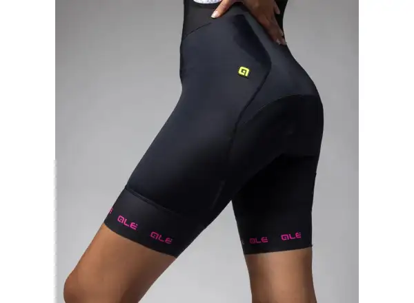 Alé PR-E Strada 2.0 Damen Trägershorts mit Einsatz Fuchsia