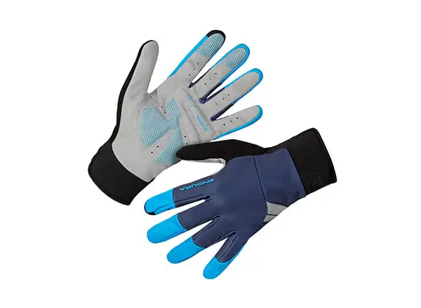 Endura Windchill Handschuhe leuchten einem lebendigen Blau