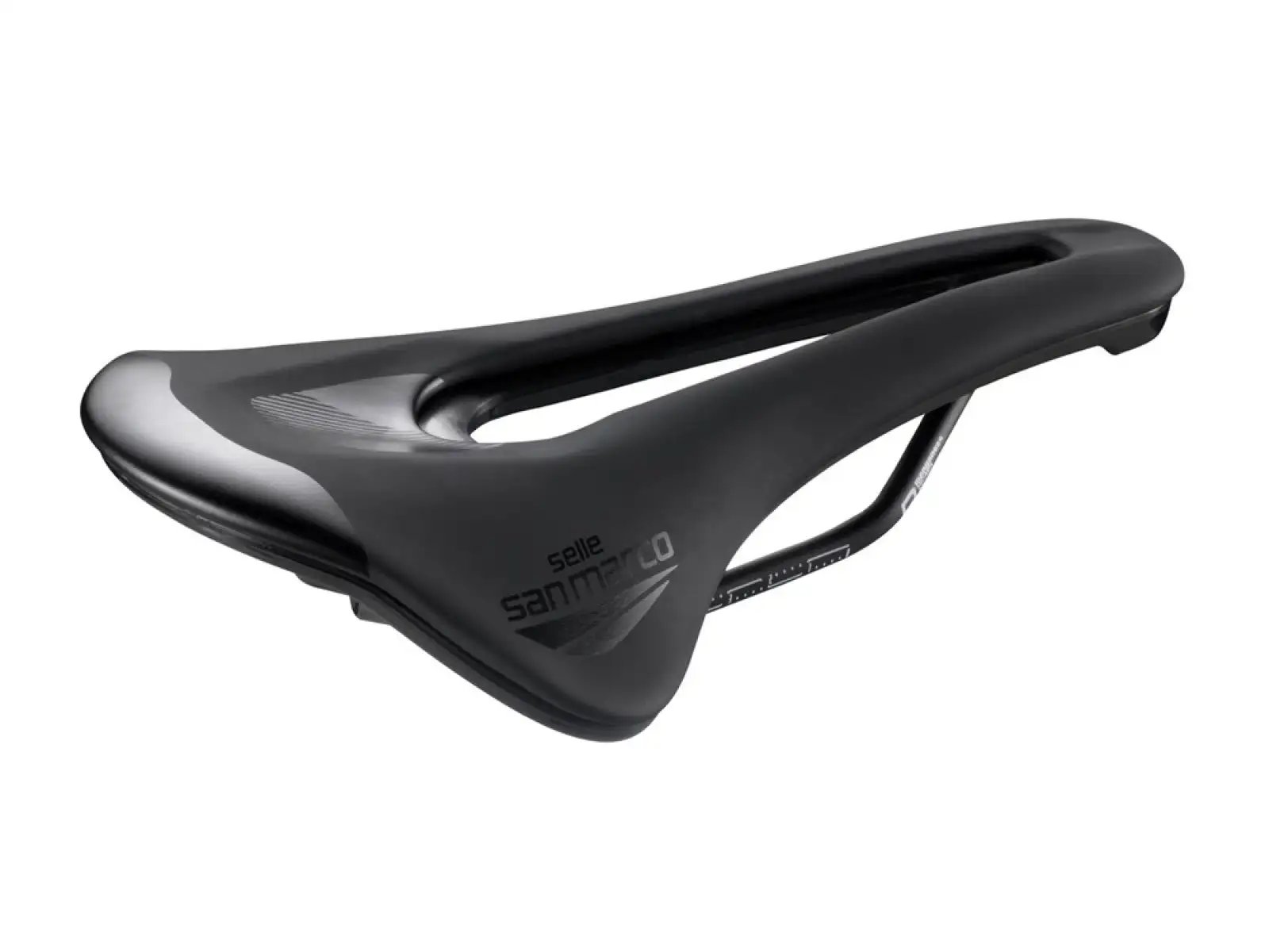 Selle San Marco Shortfit 2.0 Open-Fit Dynamic Wide Sattel Schwarz