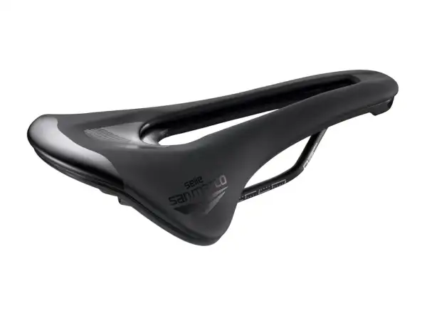 Selle San Marco Shortfit 2.0 Open-Fit Dynamic Wide Sattel Schwarz