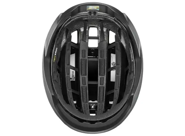 Uvex Surge Aero MIPS Rennradhelm Black/Sage Green Matt