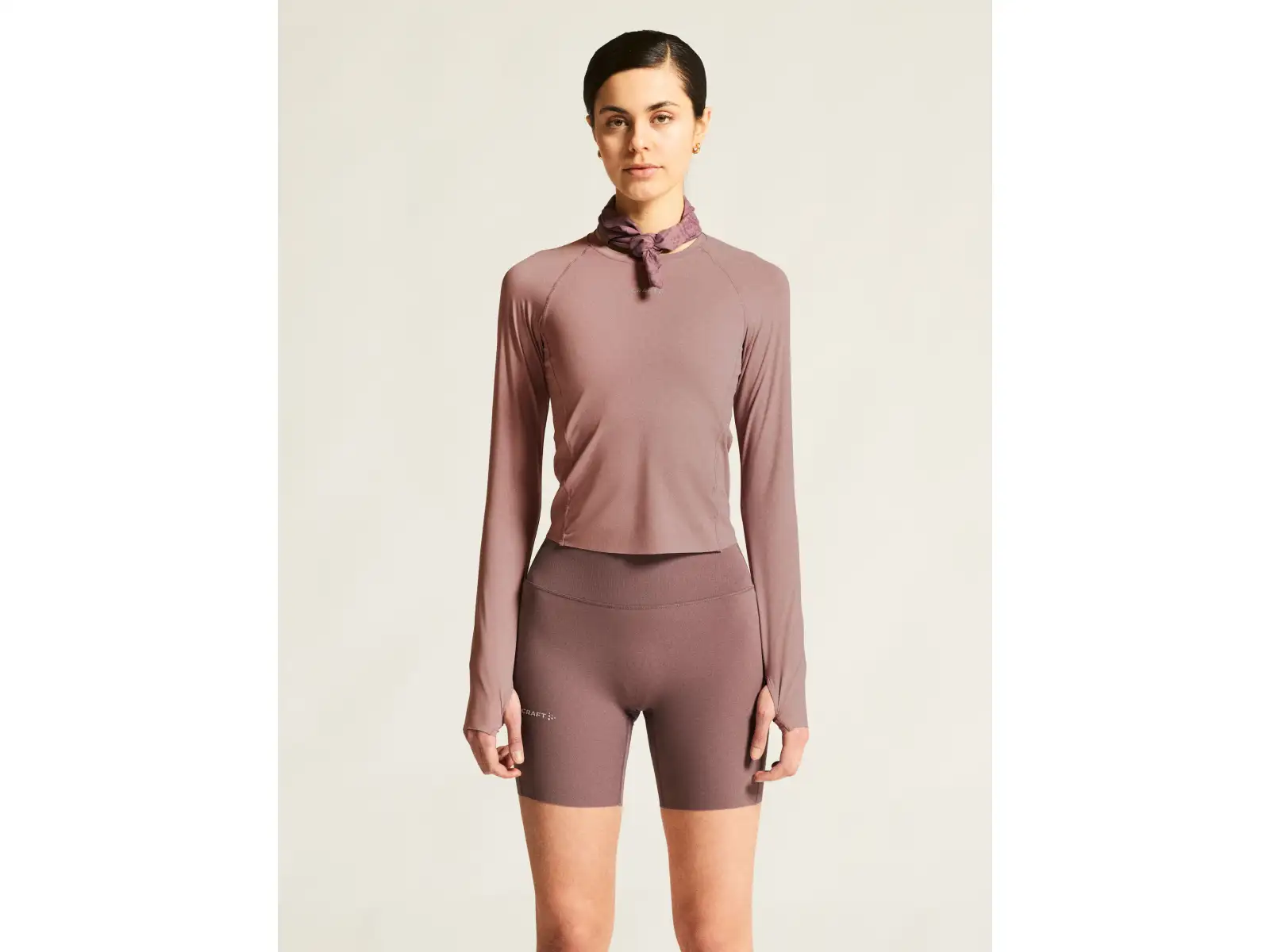 Craft Hypervent Tight Damen Langarmshirt violett
