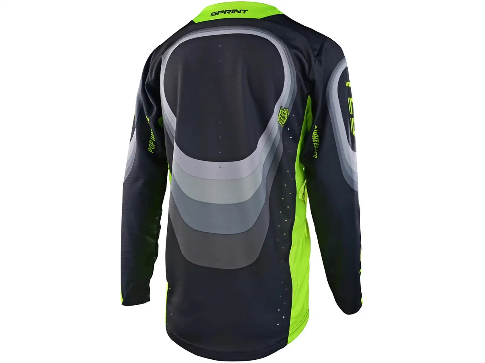 Troy Lee Designs Sprint Reverb Kindertrikot Langarm Charcoal