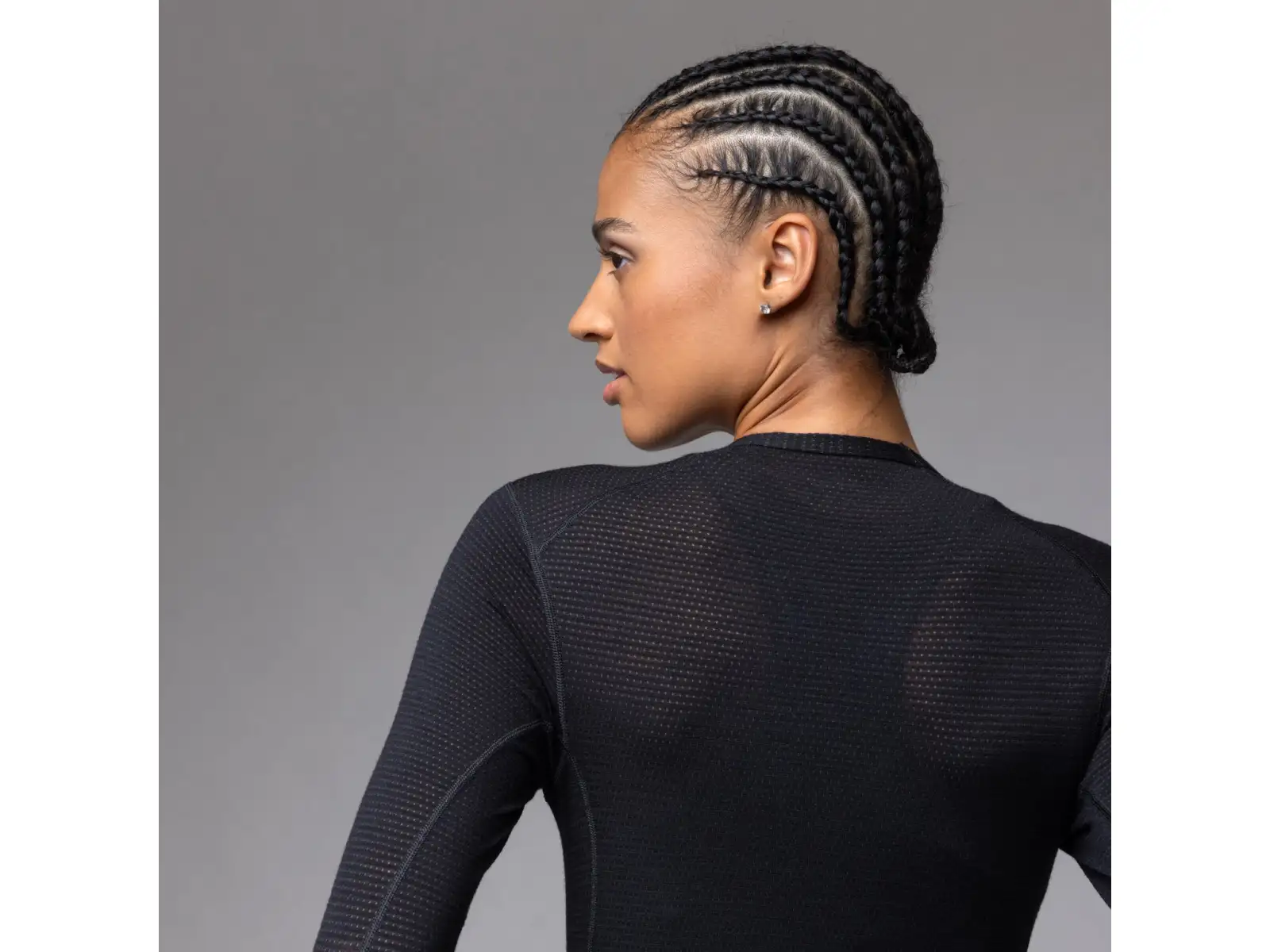 Alé Intimo Merino Damen Unterhemd Langarm Black