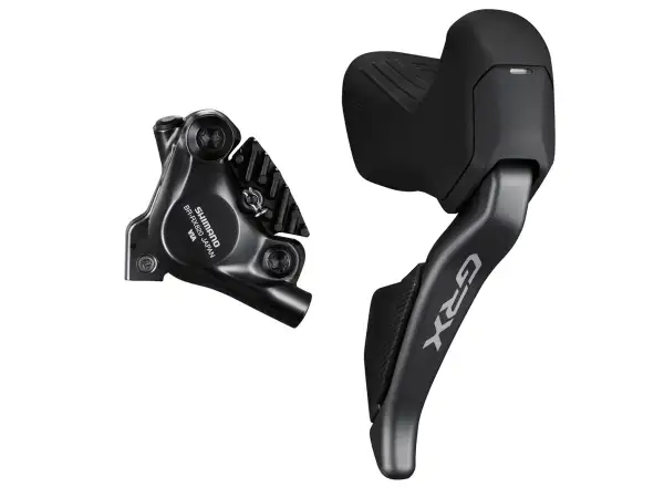 Shimano GRX Di2 ST-RX825+BR-RX820 12-fach Brems-/Schaltgriff Hinten Rechts & Bremssattel