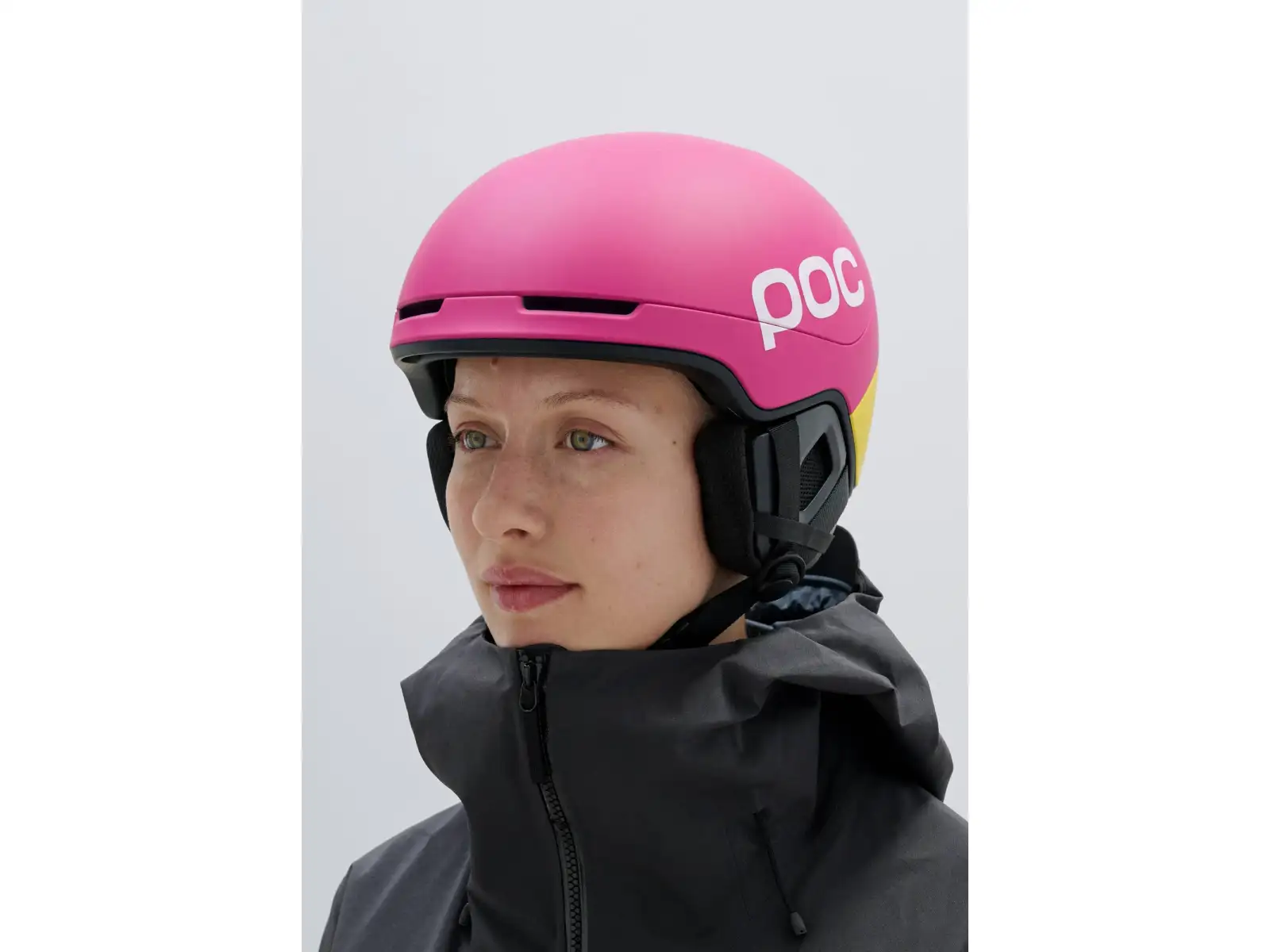 POC Obex Contour Skihelm Rhos Red Matt/Citrine Yellow Matt