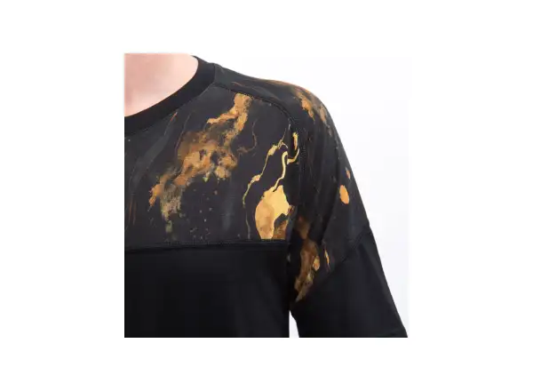 Sensor Merino Impress Herren T-Shirt kurzärmlig schwarz/Cosmos