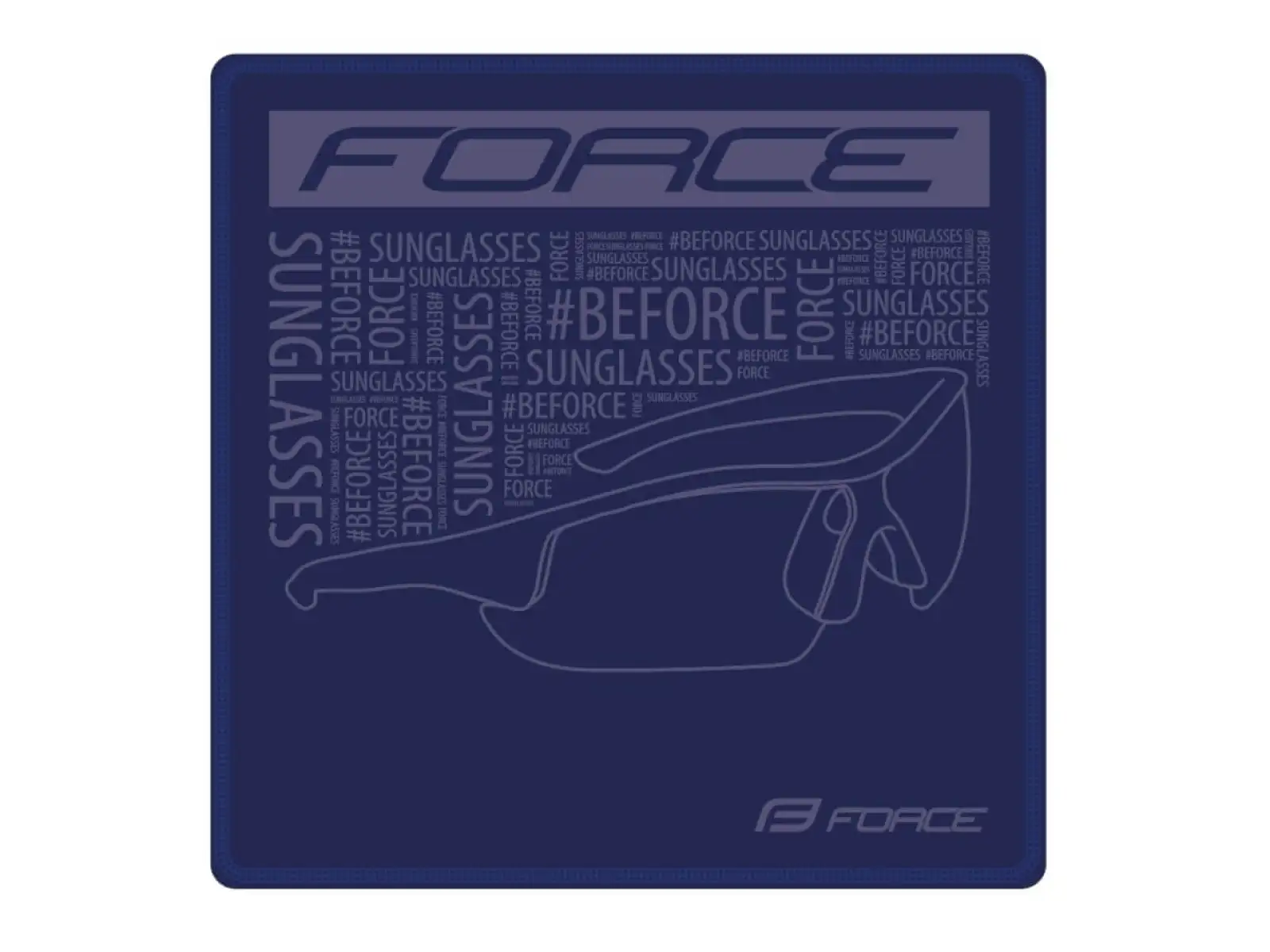 Force Brillenputztuch Blau