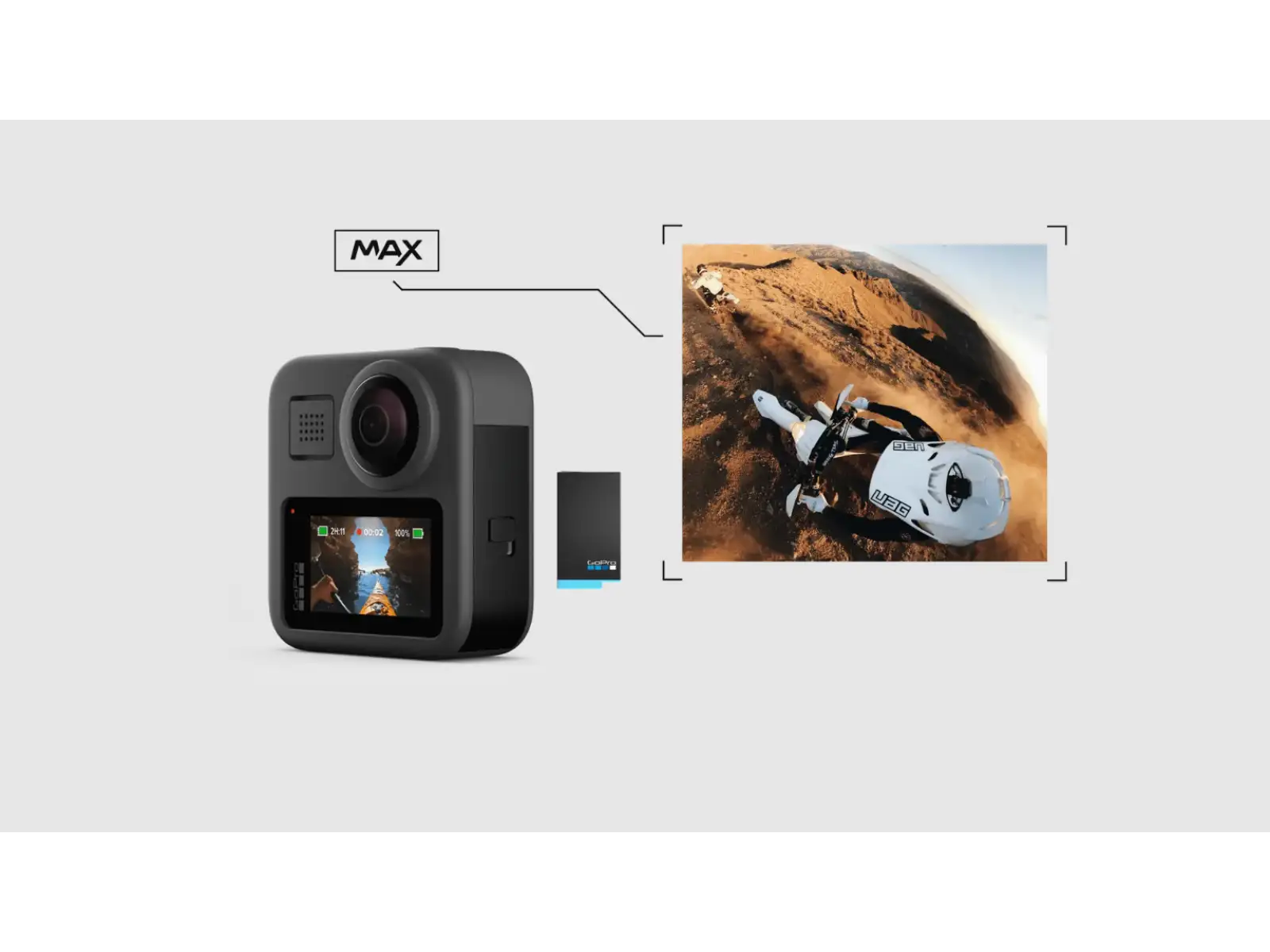 GoPro MAX Action-Kamera + Thermobecher Gopro