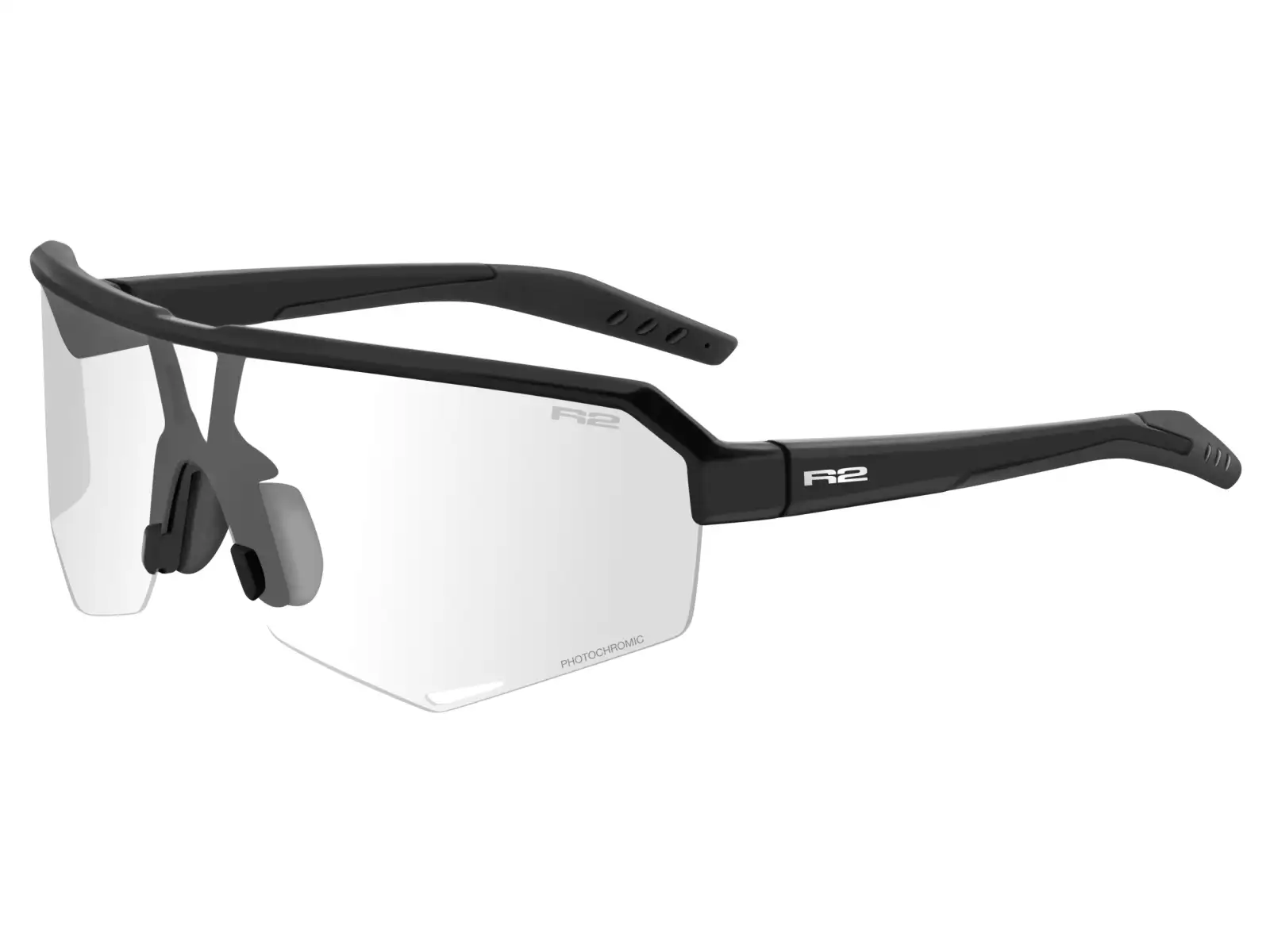 R2 Fluke Sonnenbrille matt schwarz/photochromatische Gläser
