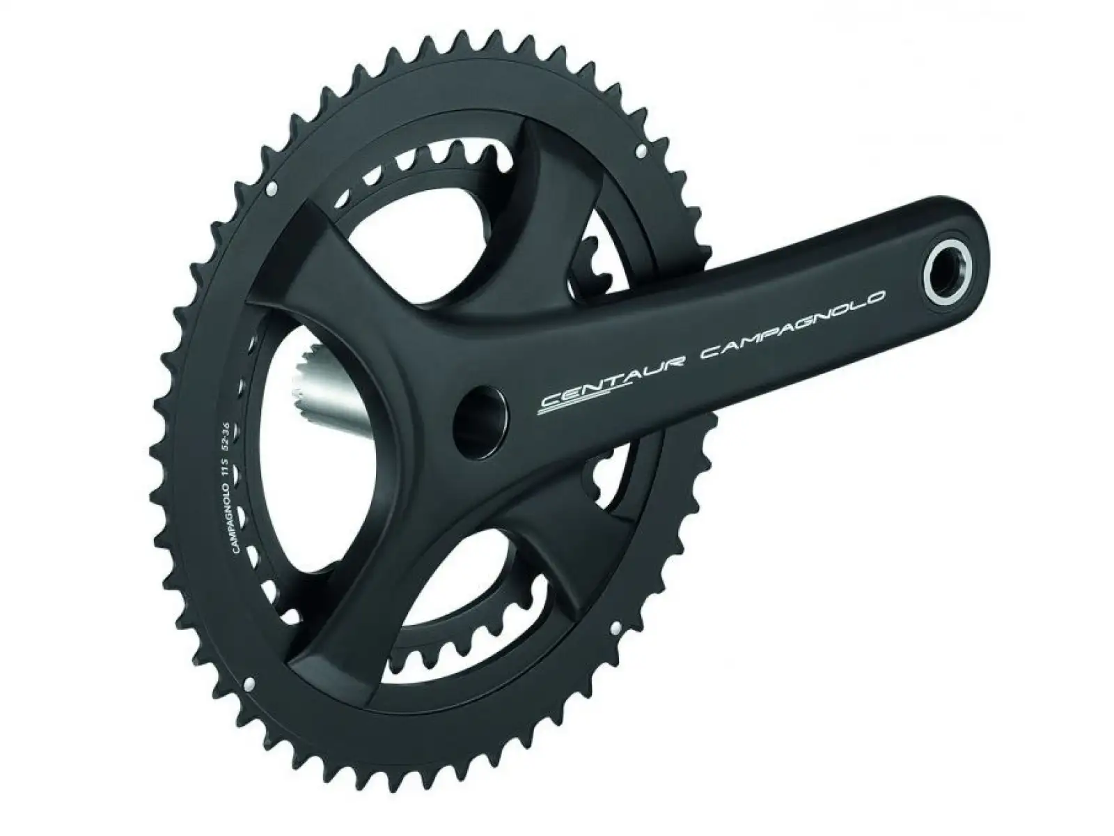 Campagnolo Centaur Ultra Torque Kurbeln 172,5 mm, 52/36 Zähne Schwarz
