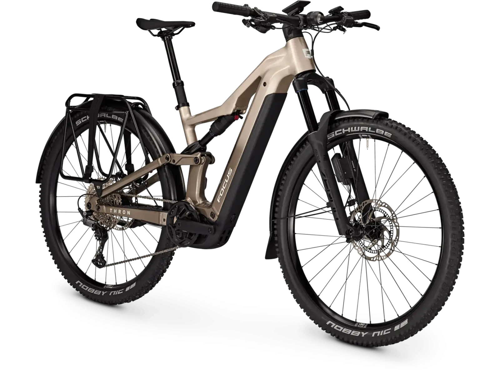 Focus THRON 8 EQP 720Wh vollgefedertes E-Bike Adamantsilver / Crystalgrey