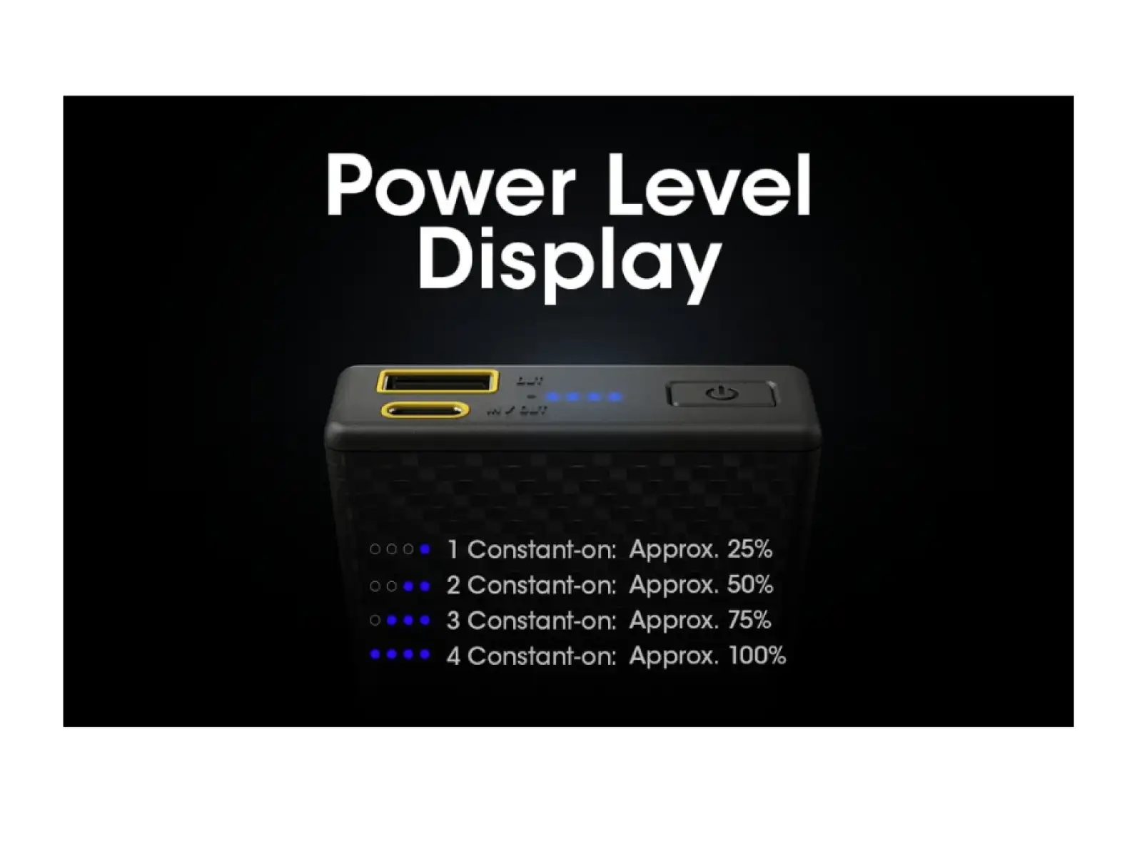 Nitecore leistungsstarke Powerbank CARBO 20000, USB-C, 20000 mAh