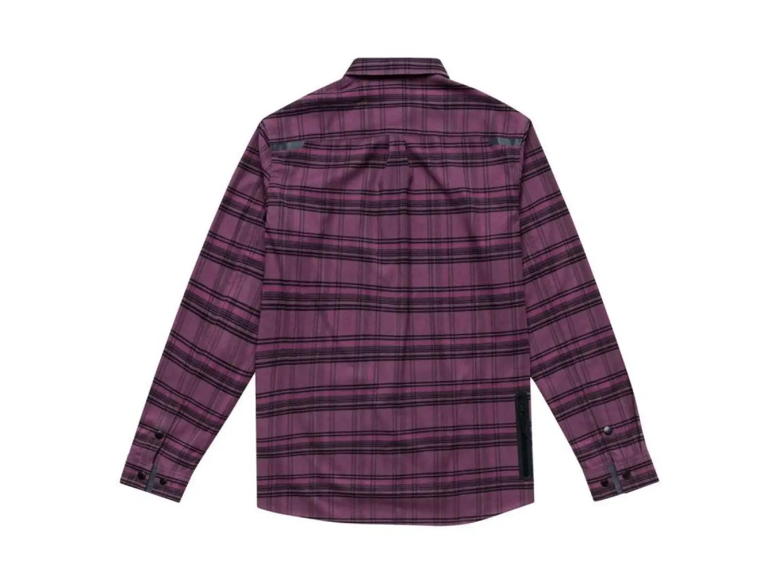 Troy Lee Designs Grind Flannel Herrenhemd Plaid Deep Purple
