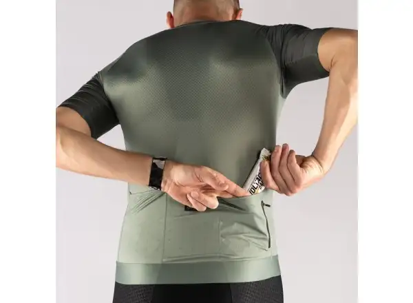 Force Script Herren-Trikot Kurzarm grün