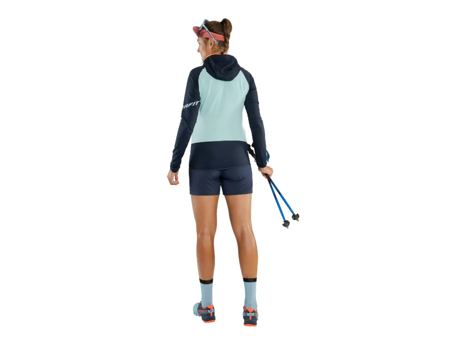 Dynafit Transalper Hybrid Damen Shorts Blaubeere/Marineblau