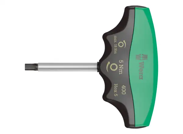 Wera 400 Hex 5,0 Nm Inbus-Drehmomentindikator mit T-Griff