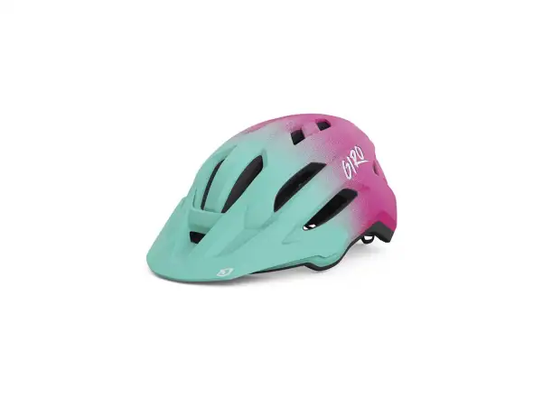 Giro Fixture II Youth Kinderhelm Mat Teal Fade