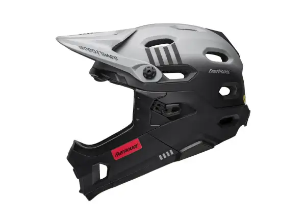 Bell Super DH Spherical Helm Mat Gray/Black Fasthouse