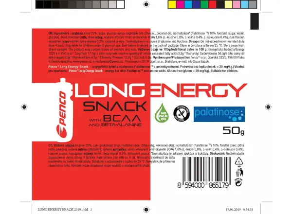 Penco Long Energy Snack 50g

Penco Long Energy Snack 50g