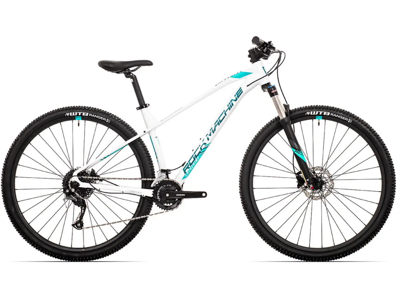 Rock Machine Catherine 20-29 perlweiß/Neon-Cyan/Petrol Mountainbike