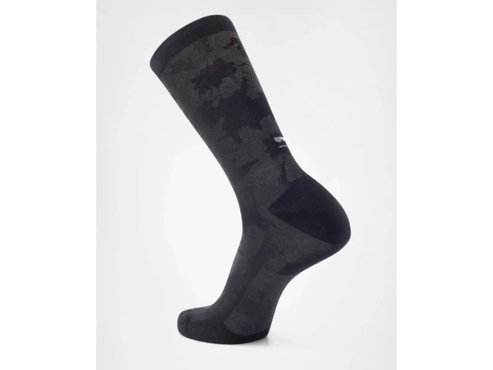 Mons Royale Atlas Merino Crew Socken Black Logo AOP
