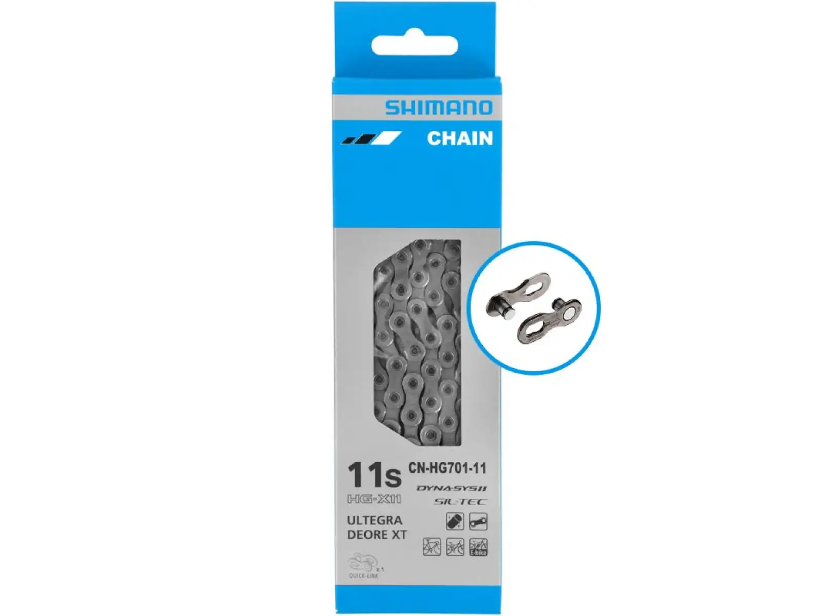 Shimano CN-HG701 11-fach Kette 126 Glieder mit Kettenschloss
