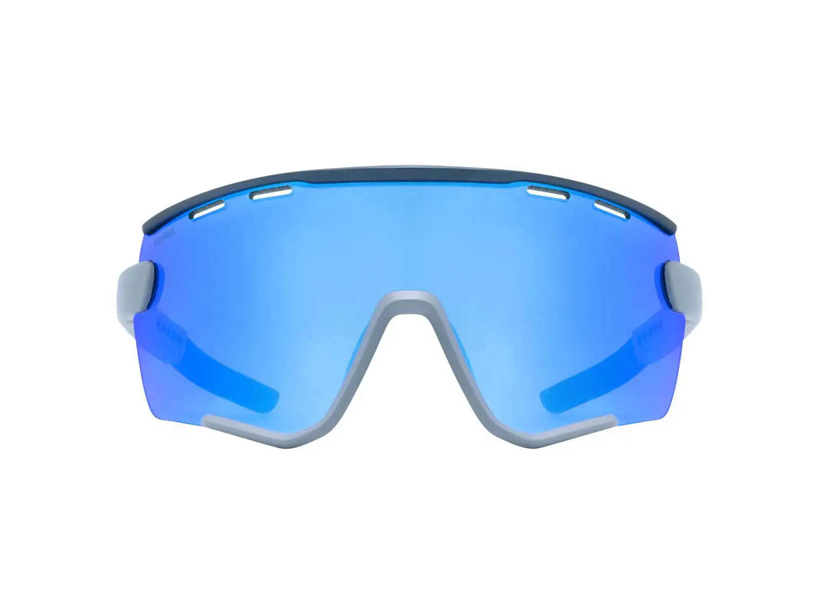 Sportbrille Uvex Sportstyle 236 Rhino Deep Space Mat/Spiegelblau
