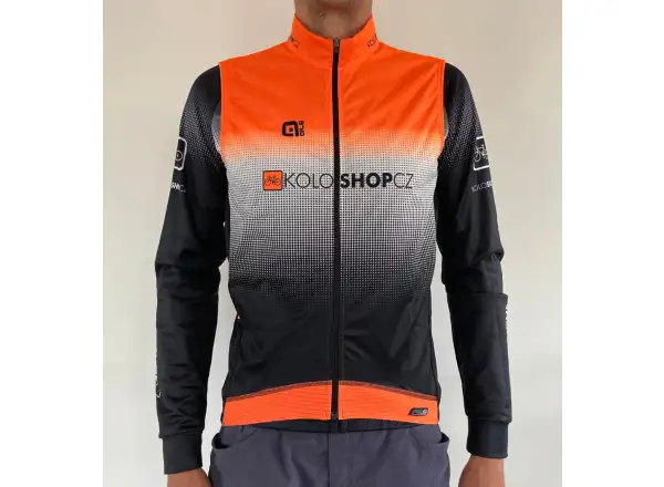 Alé PR System Koloshop Herren-Windweste mit Taschen Orange