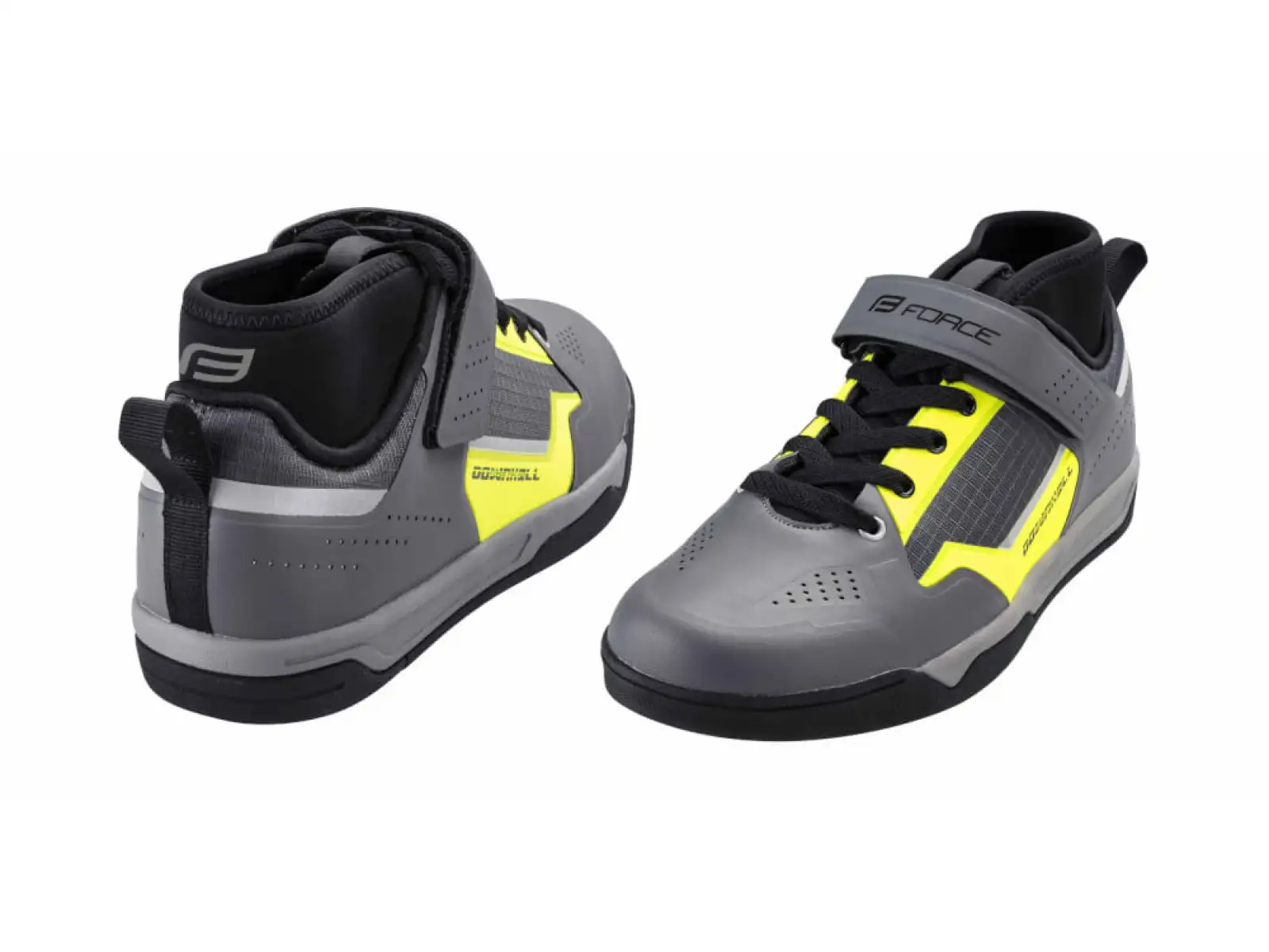 Force Downhill MTB Herrenschuhe grau/fluoreszierend