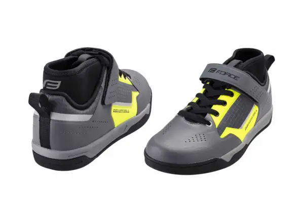 Force Downhill MTB Herrenschuhe grau/fluoreszierend