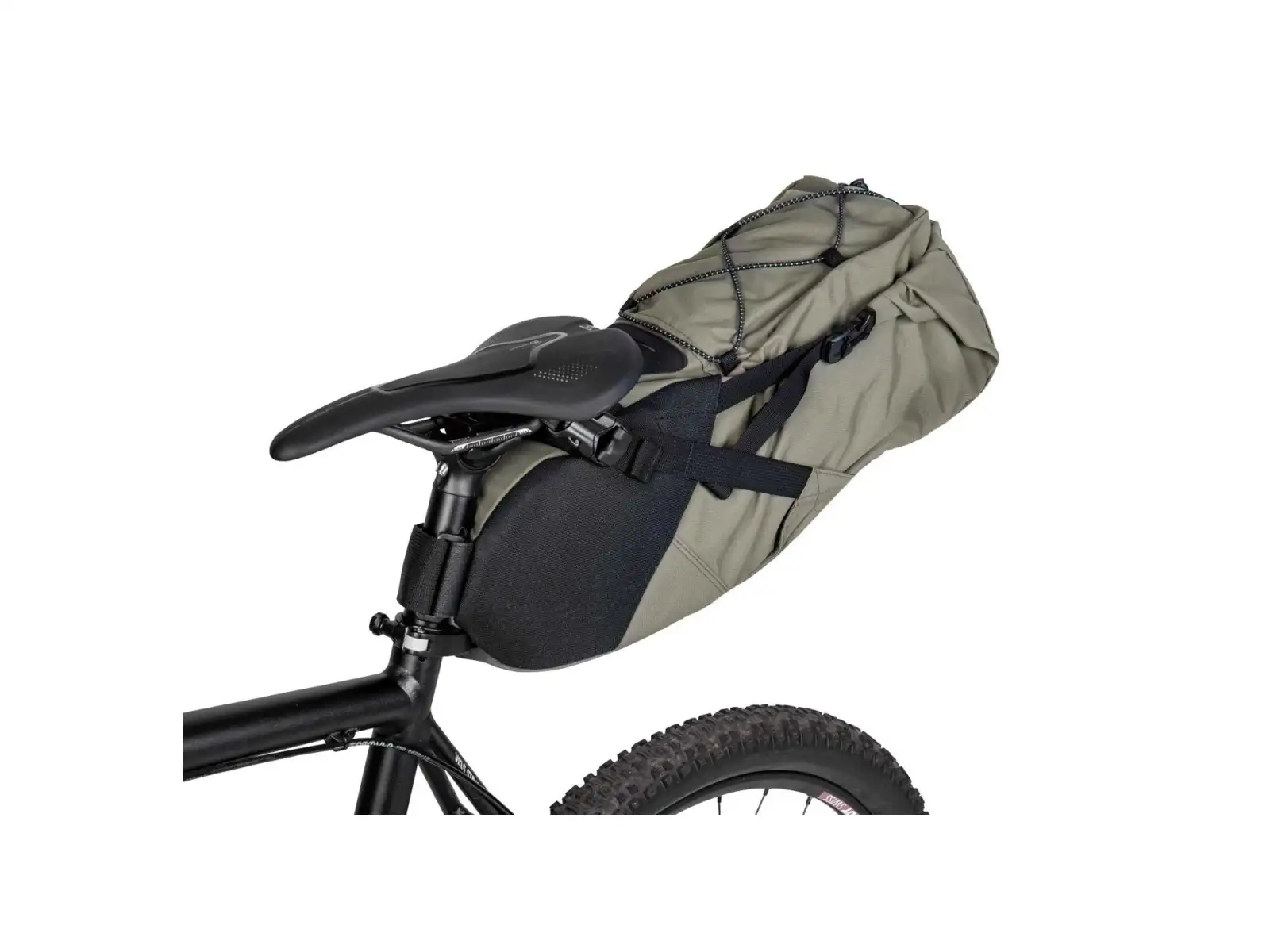 Topeak BackLoader Rolltasche für den Sattel 15 l grün