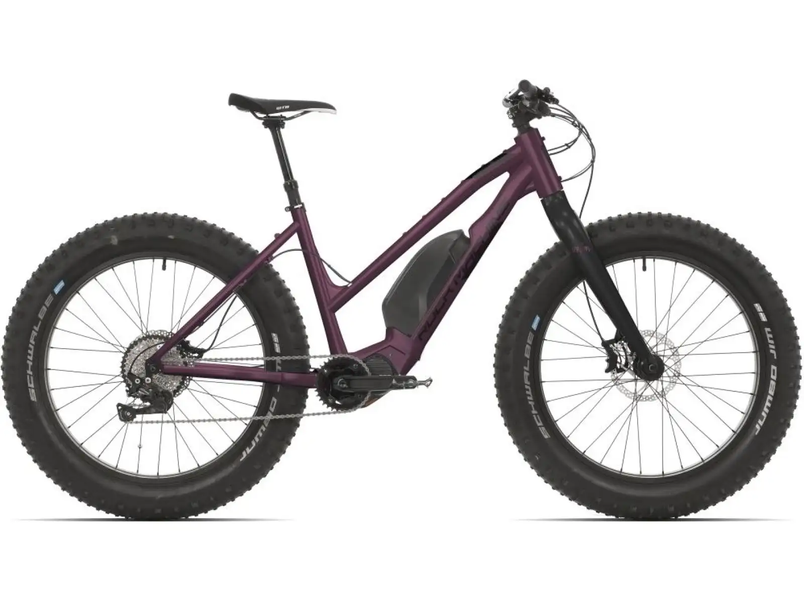 Rock Machine Vyöry e70 Easy Entry E-Fatbike Dunkelrotes Crimson