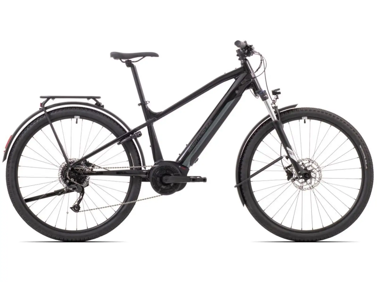 Rock Machine Torrent e50-29 B Trekking E-Bike Touring/Gloss Schwarz/Grau