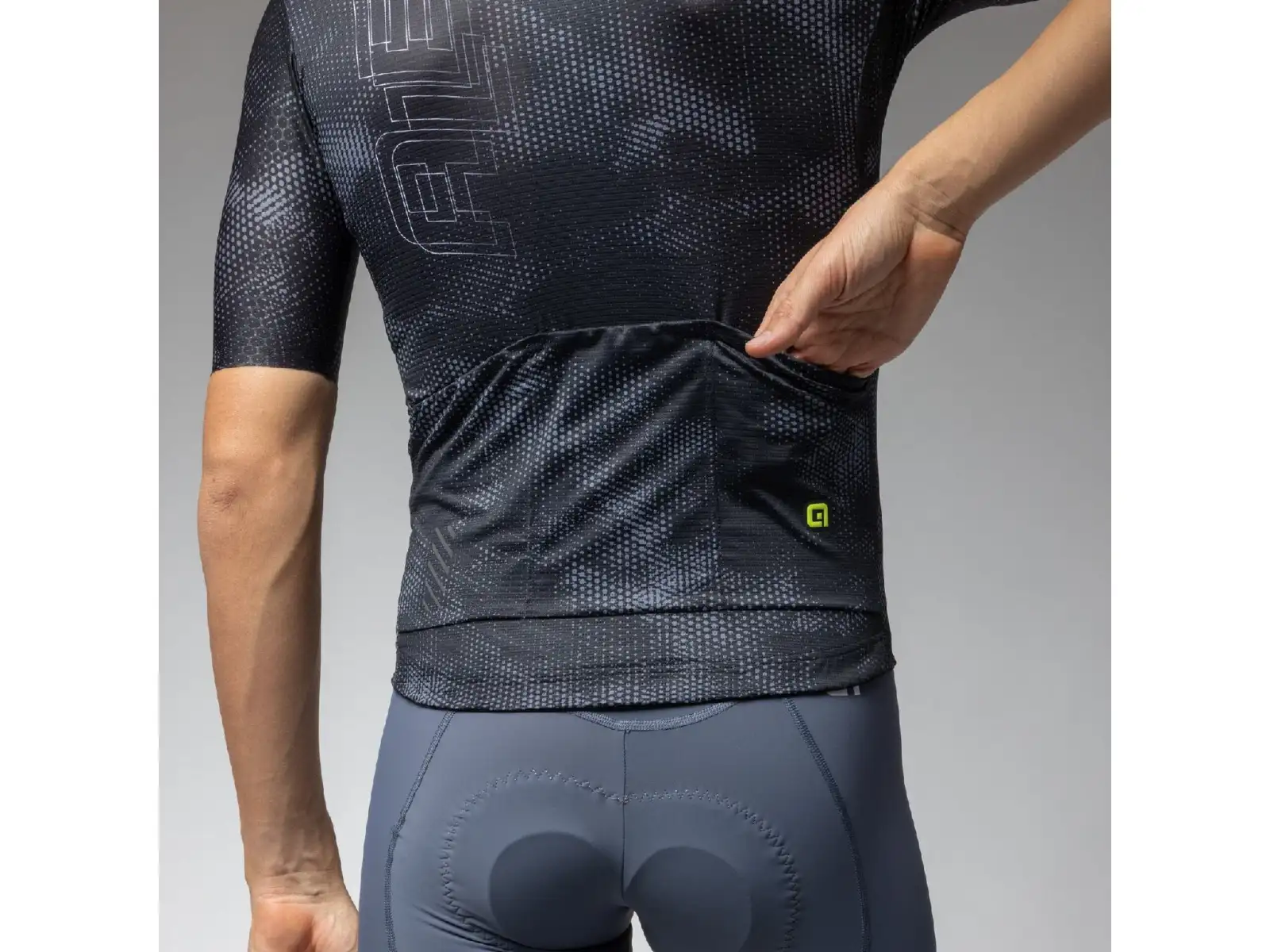 Alé Follow Me PR-E Herren Kurzarmtrikot schwarz