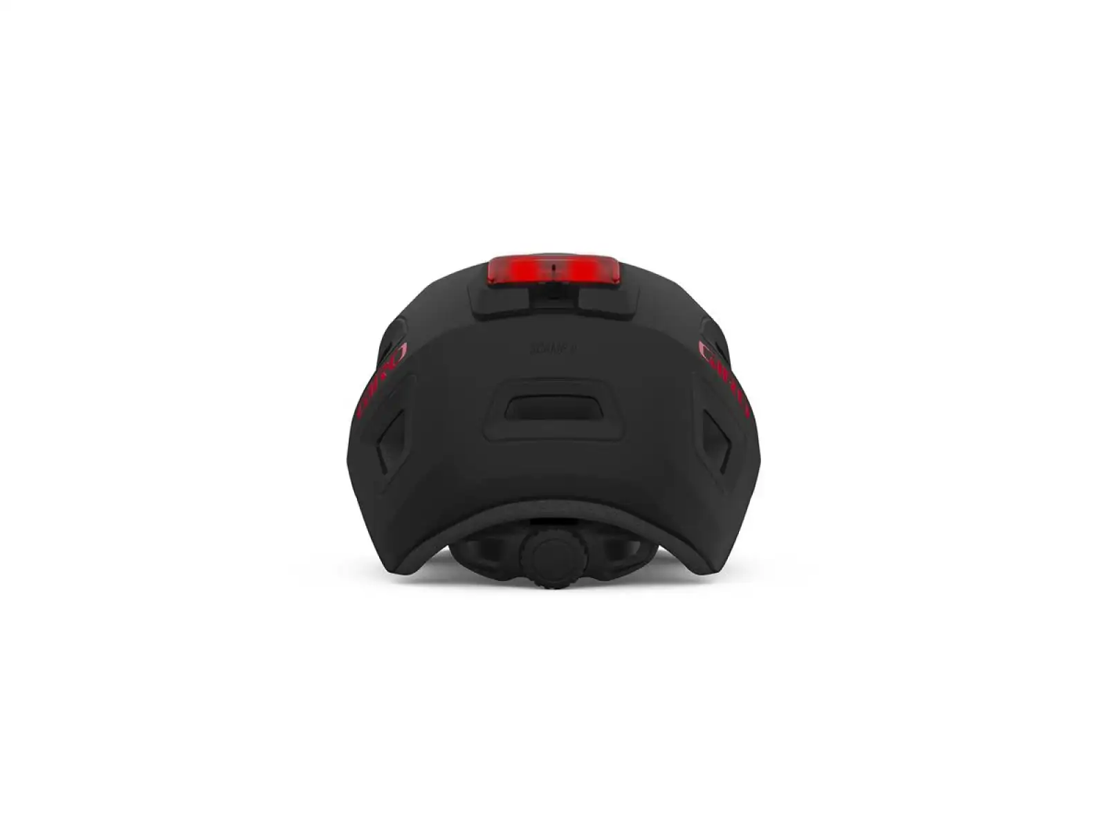 Giro Scamp II LED Kinderhelm Mat Schwarz/Rot