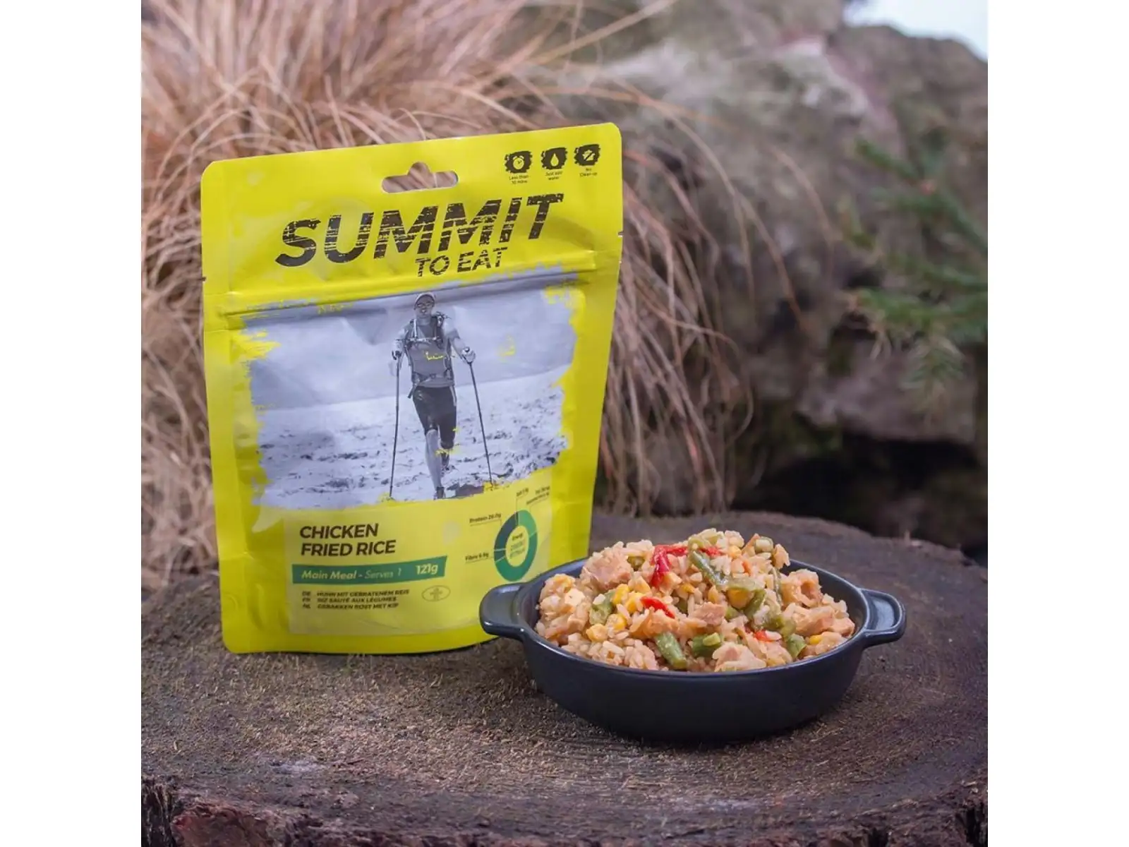 Summit To Eat dehydriertes Essen Gebratener Reis mit Hühnchen und Teriyaki-Sauce 202 g