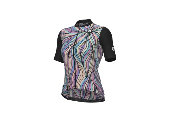 Alé Pragma Art Damenradtrikot mit kurzen Ärmeln Pastell